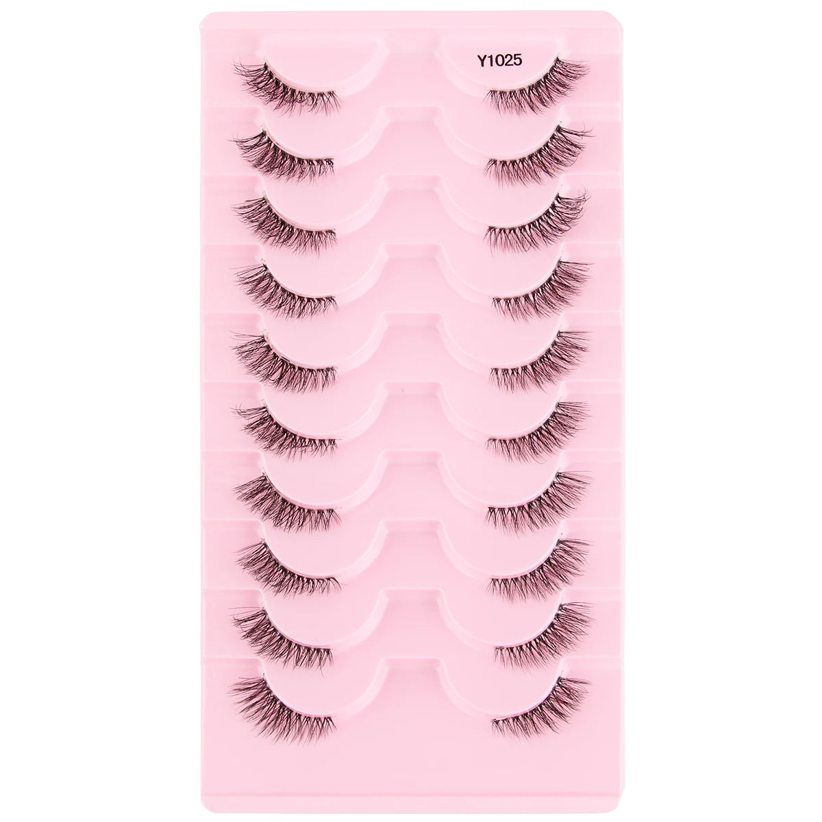 New Fox Half Eyelashes 3/10 Pairs 3D Mink Lashes Natural Eyelash Extension Cat Eye Eyelashes Makeup Tools faux Cils maquiagem - Blinksy